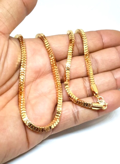 Kalung wanita kalung milano kaca 3ml panjang 75cm