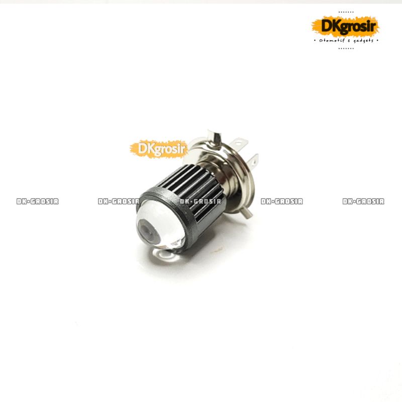 IBRIGHT - Lampu Depan tipe laser - Lampu Utama Laser LED  H4 - JAUH KUNING DEKAT PUTIH - High Low - Motor Vixion MOGE-2