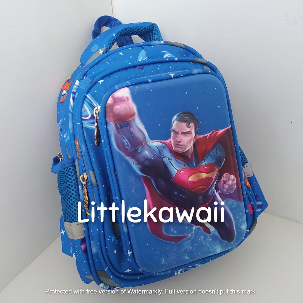 LK/Tas Ransel Sekolah Hardcase Frozen Unicorn Avengers Superhero TK PAUD Mix Import