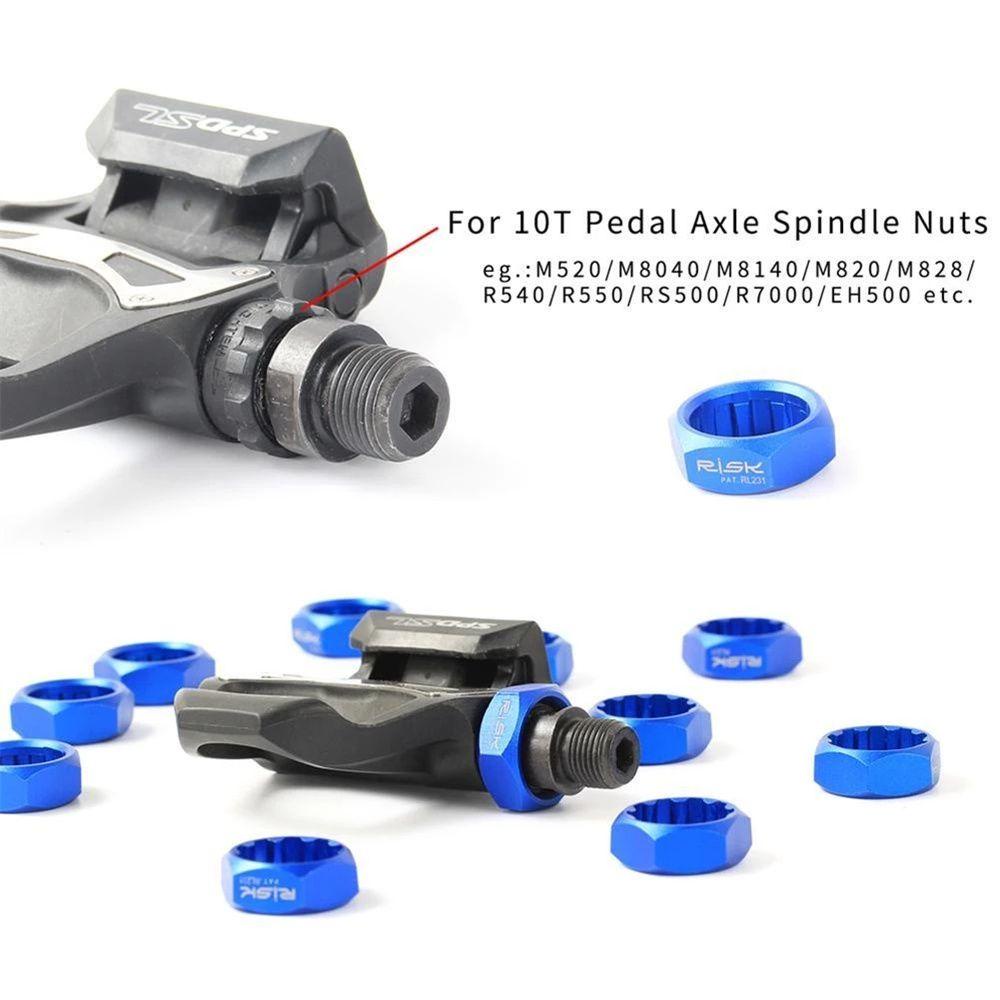 Lanfy Pedal Alat Bongkar Pasang Self Locking MTB Road Untuk 10-tooth Pedal Bersepeda Sepeda Parts Bike Pedal Lock