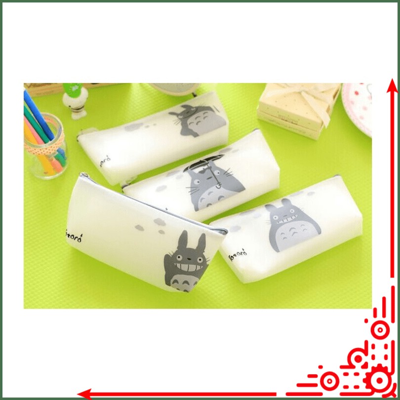 

mj / TP030 Tempat Pensil Silicone White Totoro / Tempat Kosmetik