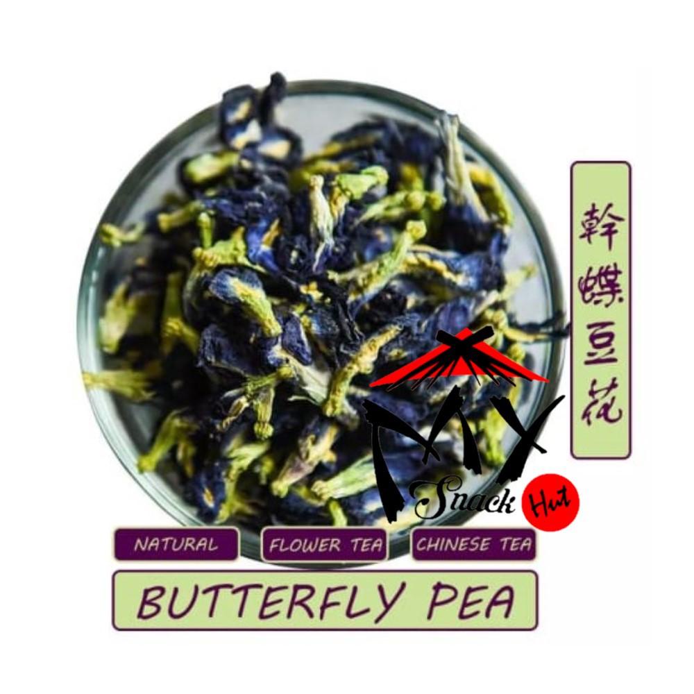 

TEH BUNGA TELANG 5GR - NATURAL ORGANIC BUTTERFLY PEA FLOWER TEA - TEH KUPU BIRU DIE DOU HUA CHA Berkualitas