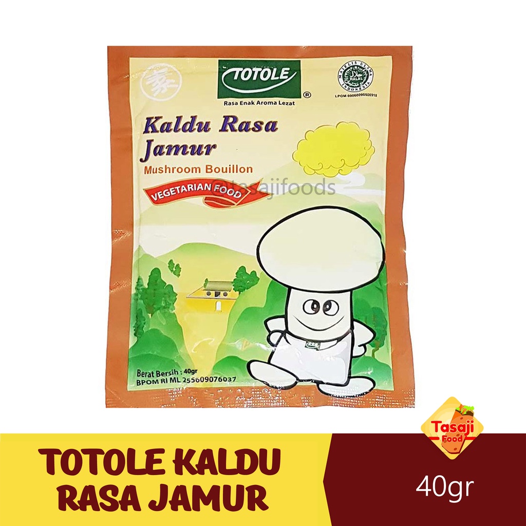 Kaldu Rasa Jamur / Mushroom Bouillon TOTOLE 40 gr