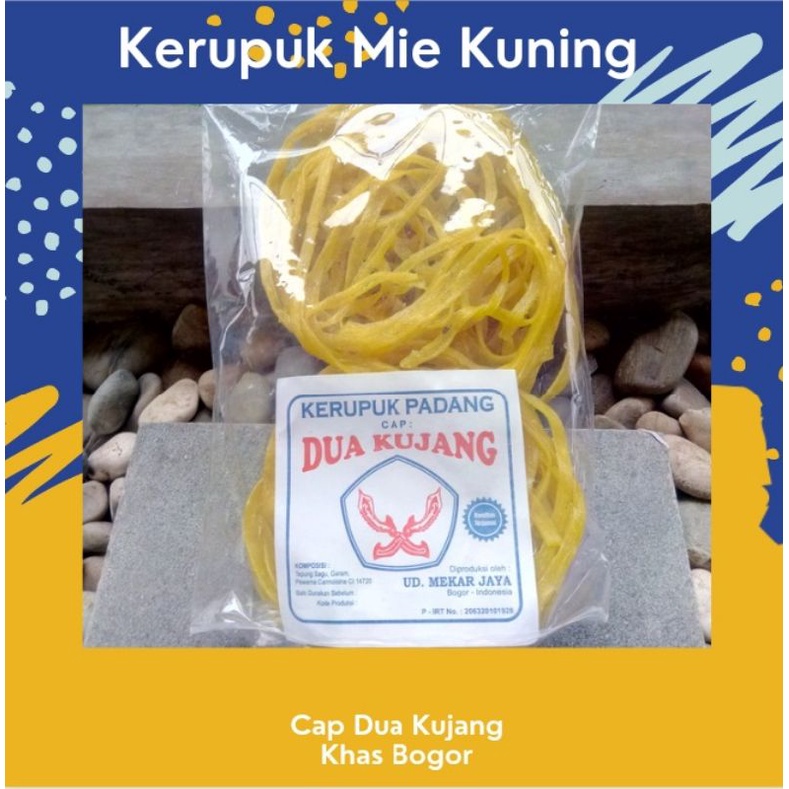 

•KERUPUK MIE KUNING BOGOR/ KERUPUK ASINAN/KRUPUK ASINAN BOGOR 250gram•