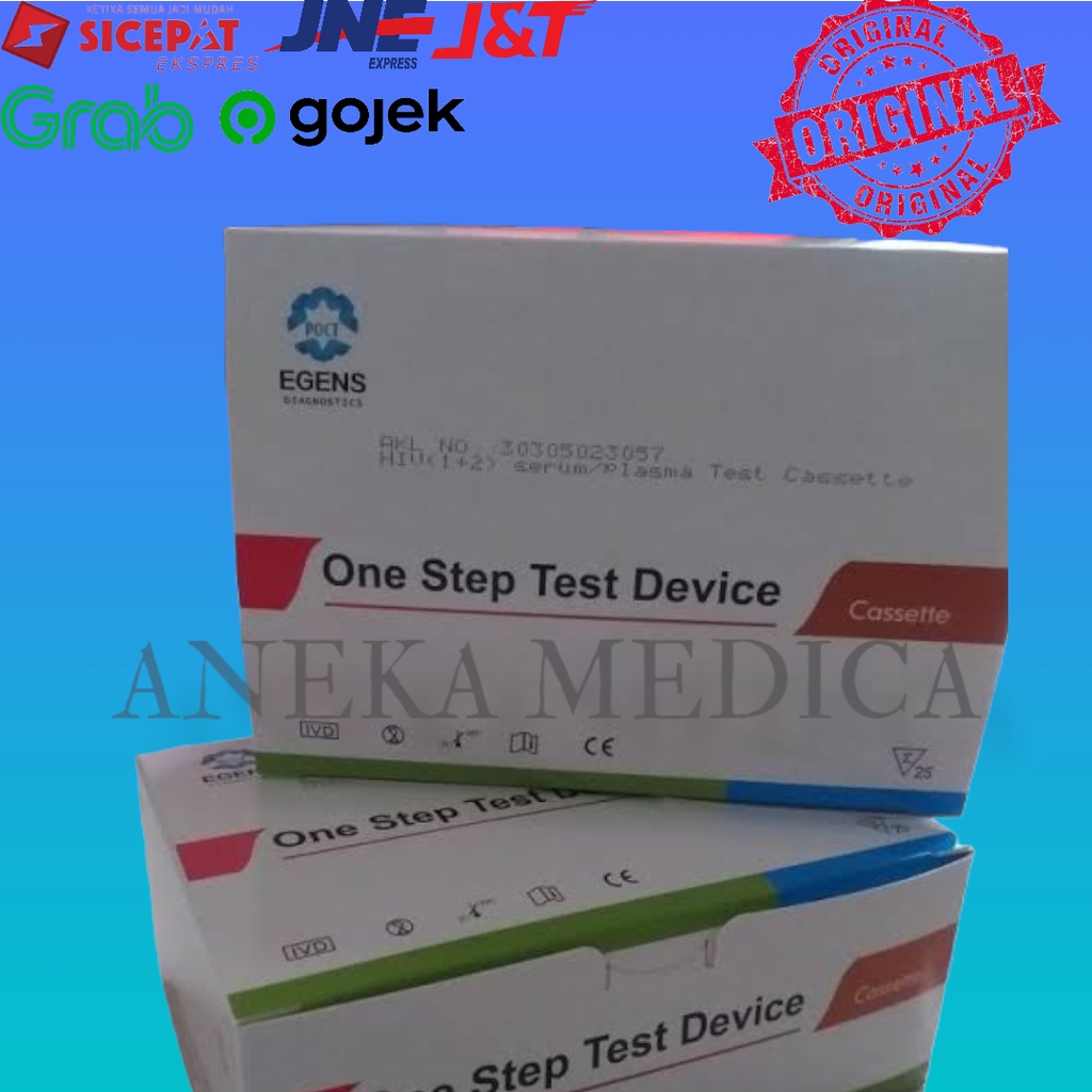 HIV Device 1/2 Merk Egens (25 Test) Murah &amp; Akurat