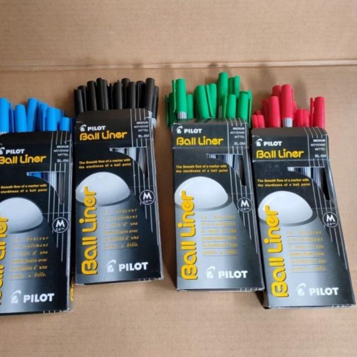 

Kekinian - Pulpen pilot Ball Liner 0.8mm 12 pcs ✓