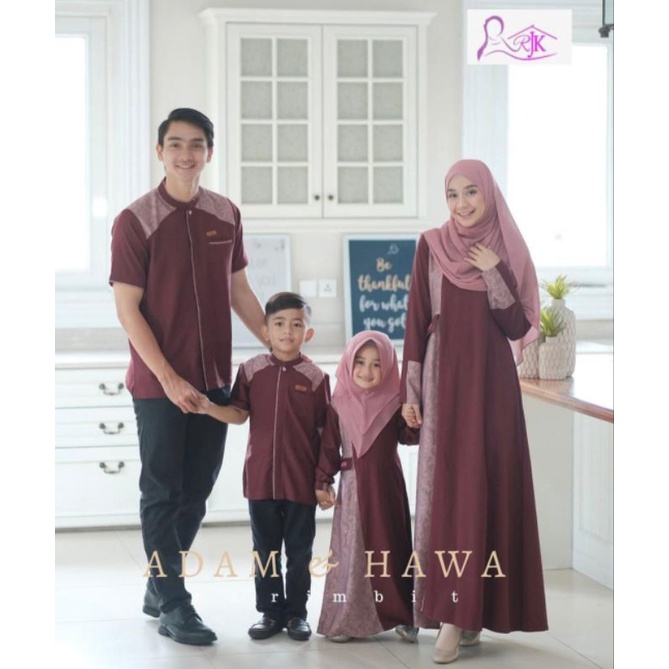 SARIMBIT ADAM HAWA MAROON  BY RJK