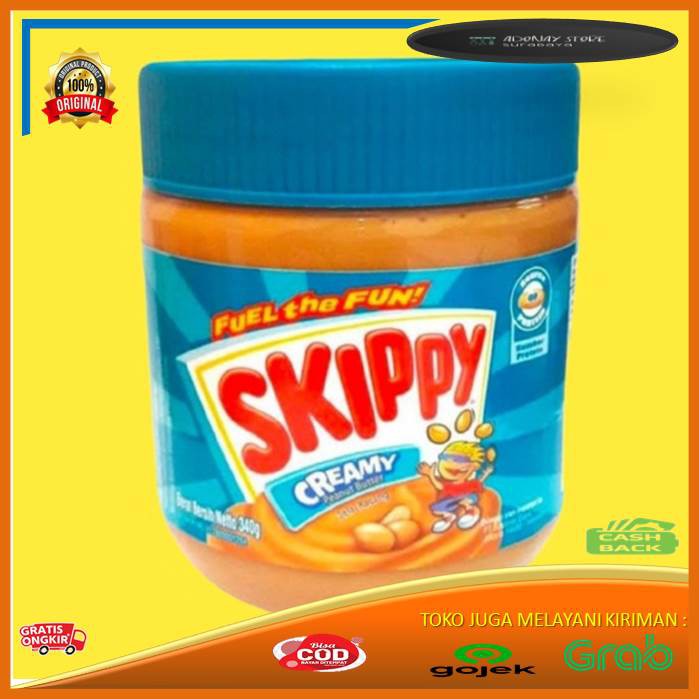 

Skippy Creamy 340 Gram Peanut Butter Selai Kacang