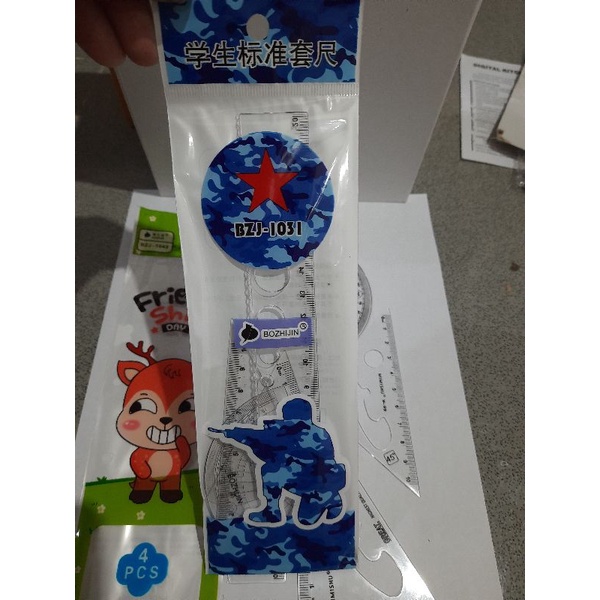 

PENGGARIS KECIL ISI 4(panjang,busur,siku,sama kaki)