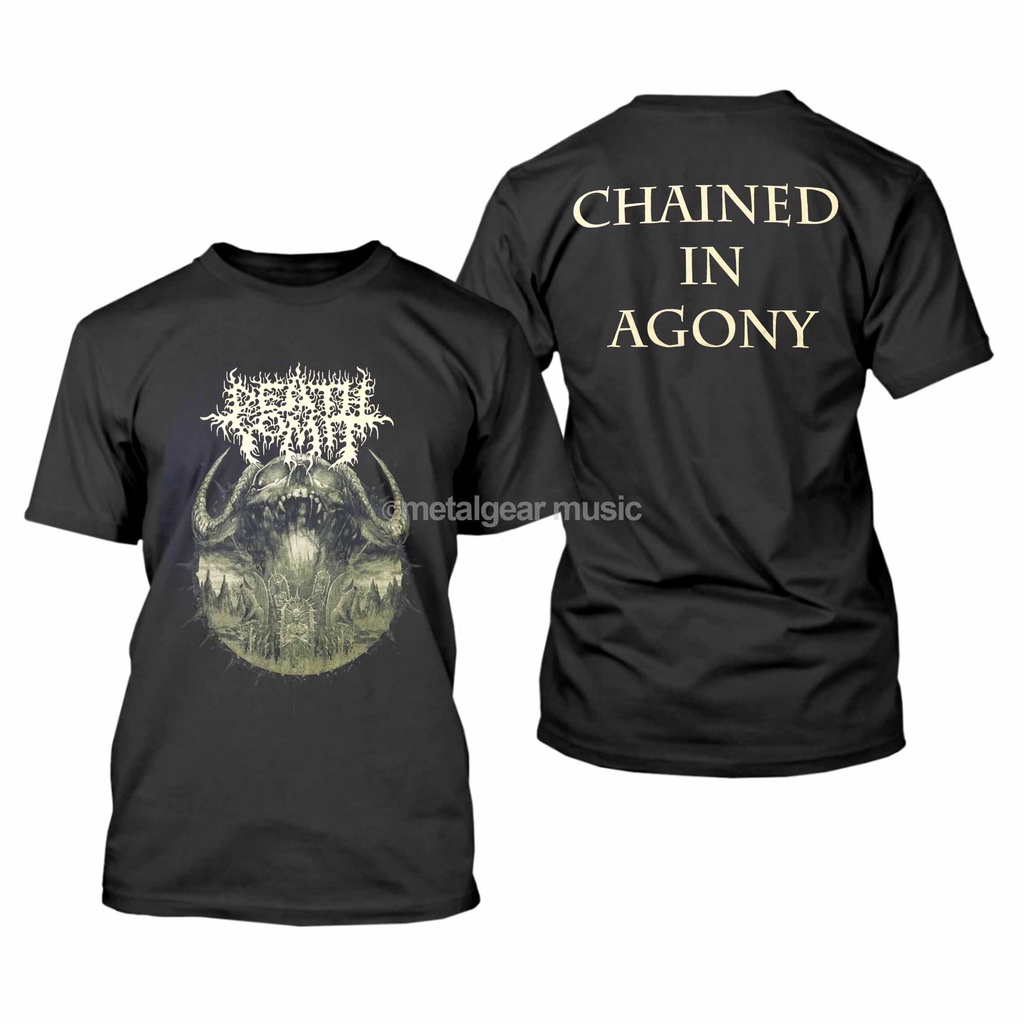 Metalgear Music Original Tshirt Death Vomit - Chained Art Baju Kaos