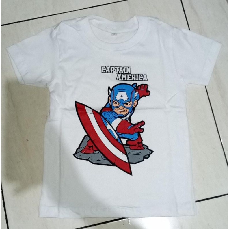 Kaos anak Superhero