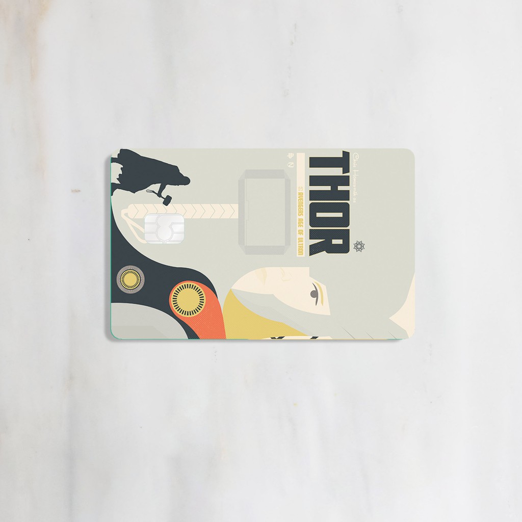 [MARVEL] THOR Card Sticker Cover Skin  ATM / Debit / Credit / Emoney / Flazz Kartu