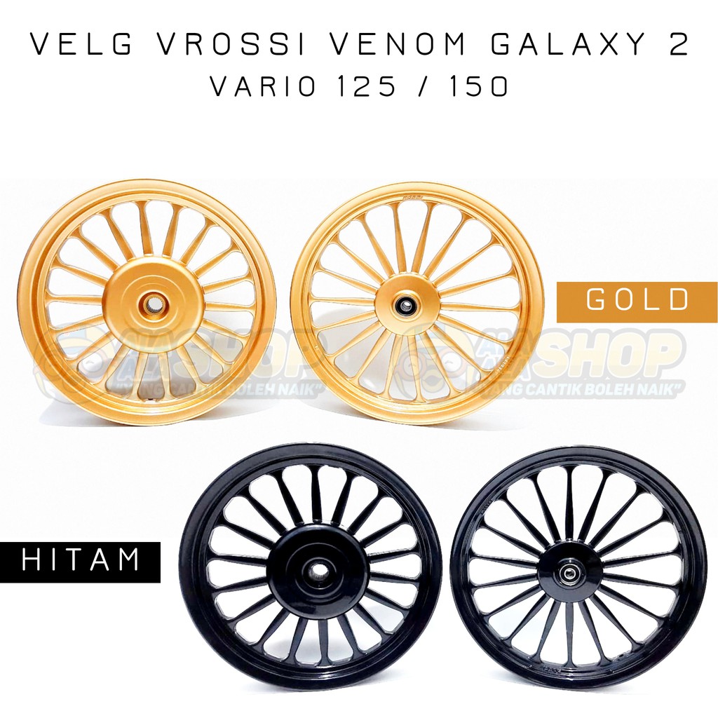 Velg Rossi VRossi V Rossi Venom Galaxy 2 Model Daytona Honda Vario 150 125