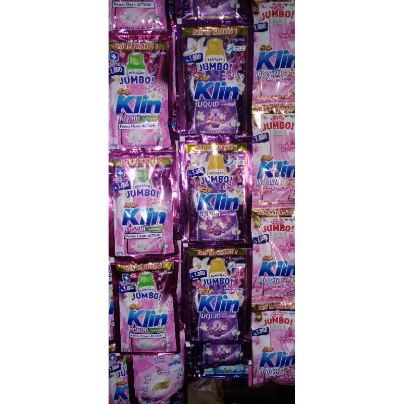 

soklin liquid 1000 isi 12 gratis 1