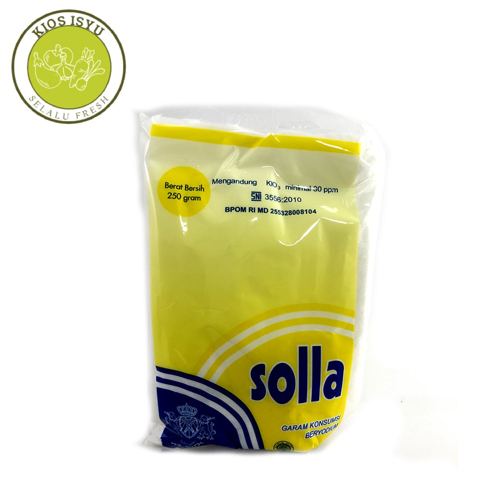 

Garam Konsumsi Beryodium Solla 250gr