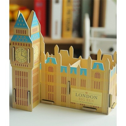 DIY Tempat Penyimpanan Pensil / ATK Unik 3D / DIY Storage Organizer Alat Tulis Unik 3D-Jam London