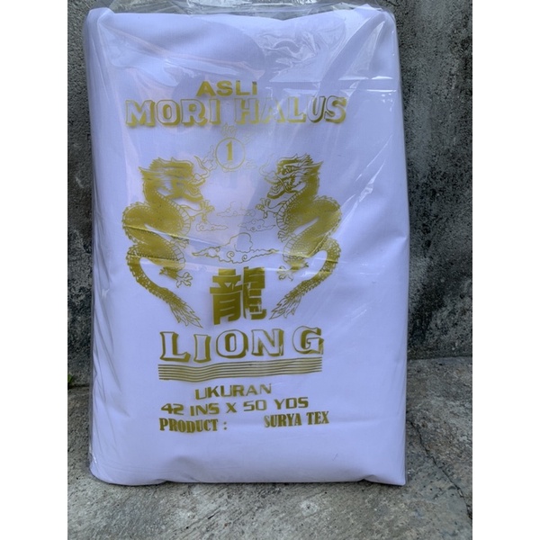 kain mori/kain kafan cap liong kw grade B dan liong kw grade A