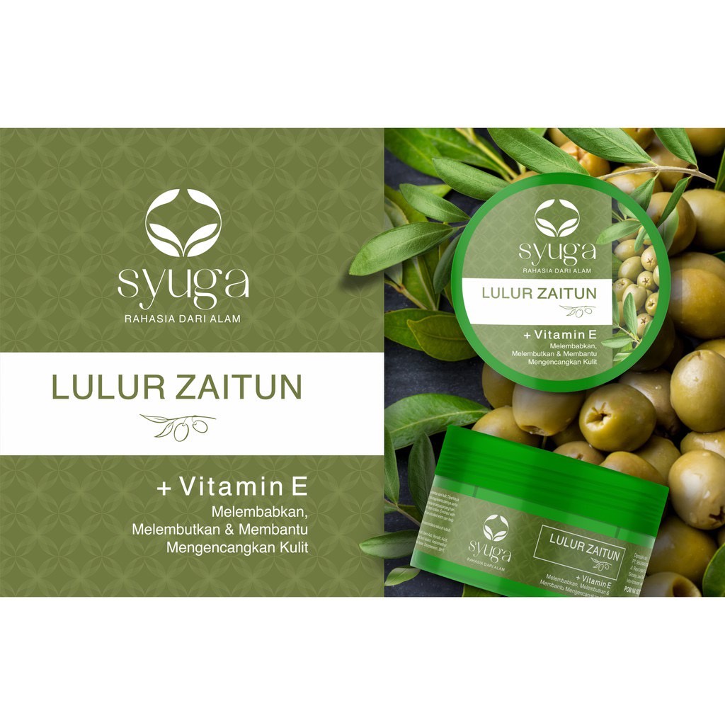 SYUGA Lulur Zaitun - 100 Gram