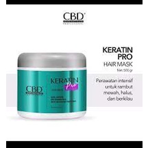 RADYSA - CBD Professional Keratin Pro Daily Use Hair Mask (Masker Rambut/Treatment) 500gr