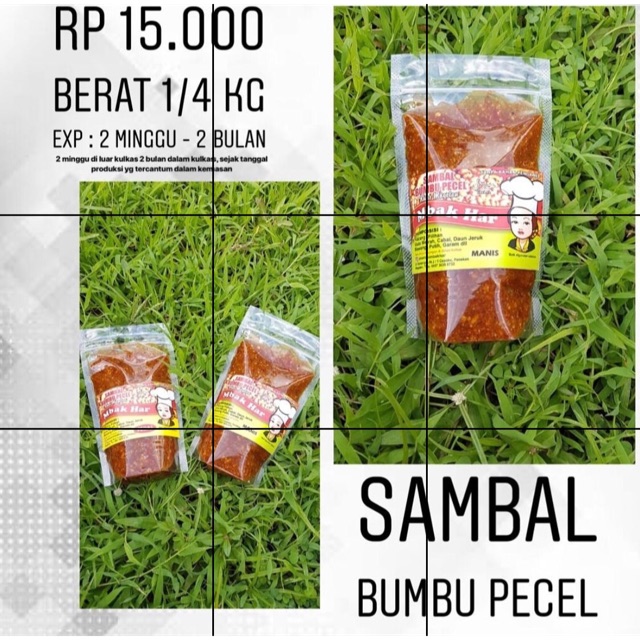 

sambel pecel / bumbu pecel / sambel kacang