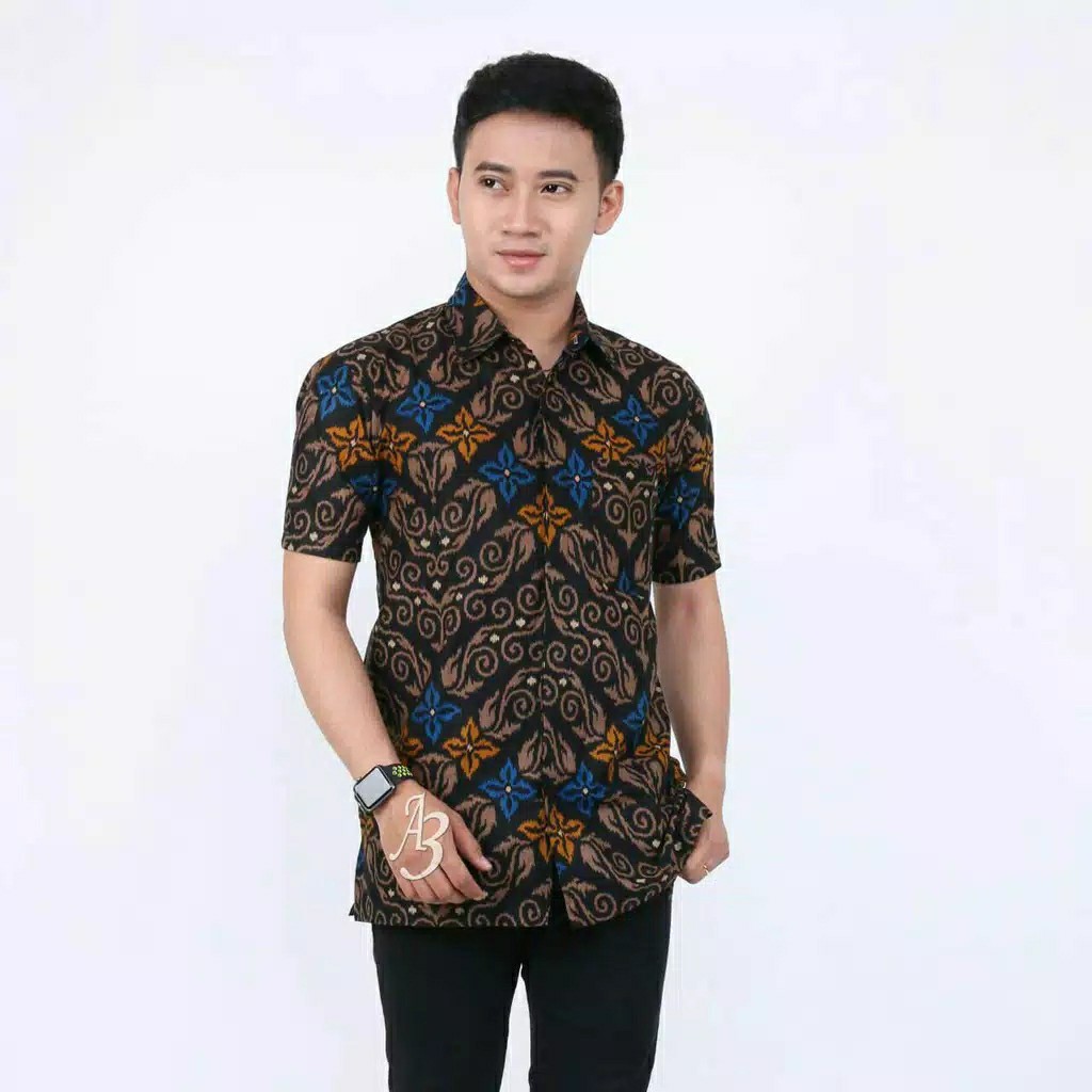 Batik Kalongan | Hem Batik Printing Motif Terbaru