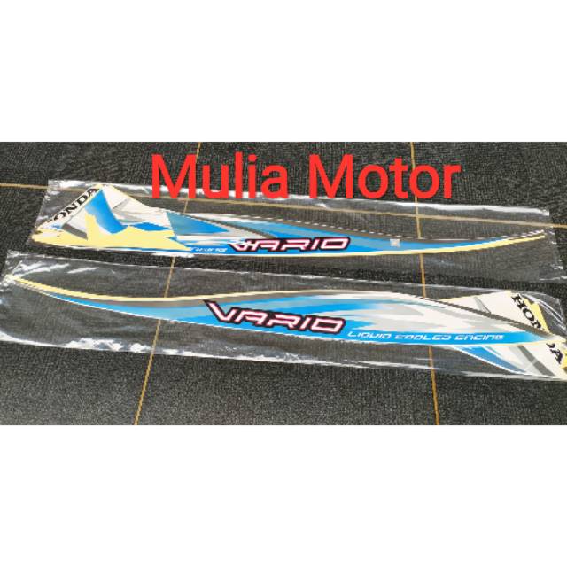 Stiker striping lisbody Honda Vario 110 karbu 2012 2013