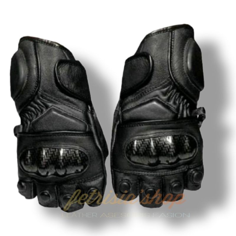 sarung tangan motor kulit domba garut asli100%