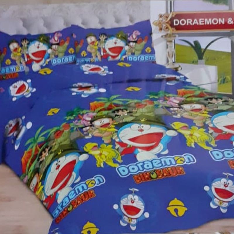 Sprei bonita no 1 uk 180x200 Doraemon dinosaur