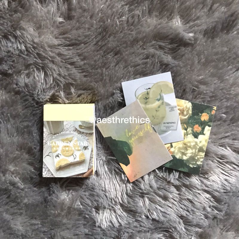 

10pcs Journal DIY Material book Sticker Aesthetics * Stiker Jurnaling * Garden Star