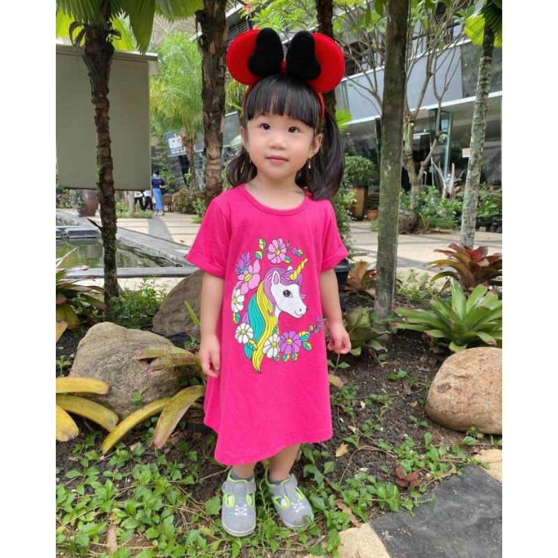 Dress Anak Smilee Sablon Dress Anak Lucu