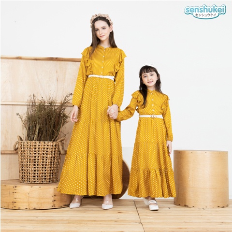 [Brandedbaby] GAMIS COUPLE IBU DAN ANAK PEREMPUAN POLKADOT / GAMIS COUPLE PASANGAN / GAMIS ANAK PEREMPUAN IMPORT