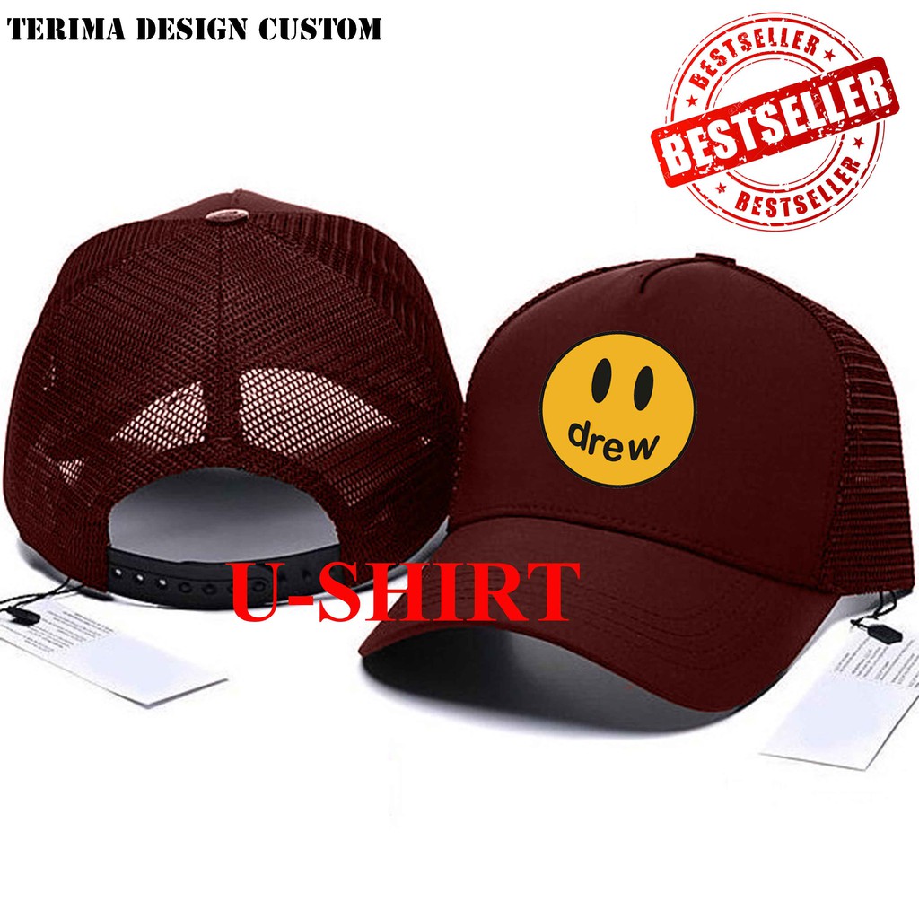 TOPI TRUCKER JARING DREW HOUSE MURAH TERBARU PRIA&WANITA DSITRO U-SHIRT