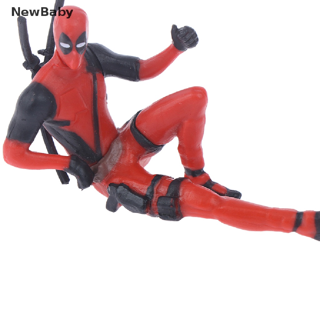 Action Figure model Anime Marvel X-Men Deadpool Bahan PVC Untuk Koleksi