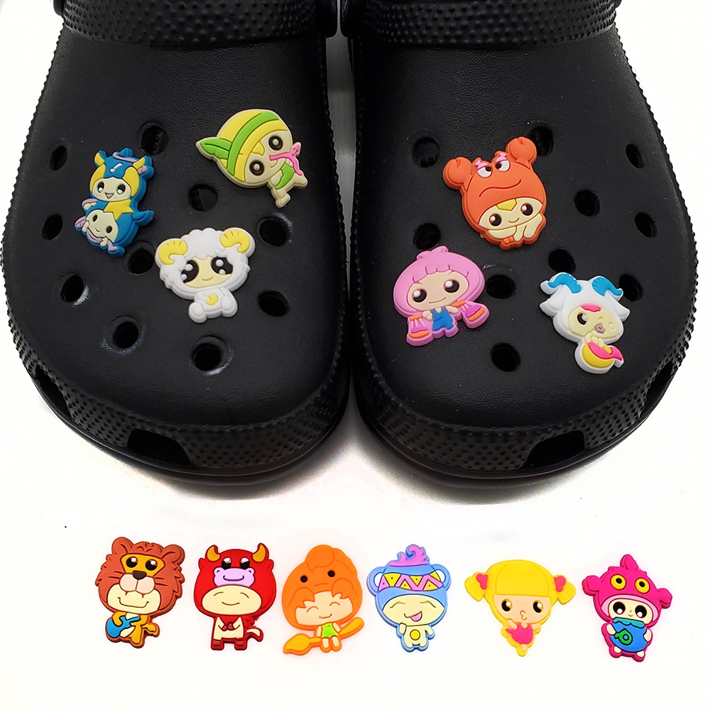 konstelasi Jibbitz Crocs shoe charms Aksesoris sandal DIY imut pin pvc Bahan Untuk Dekorasi Sepatu Hadiah anak