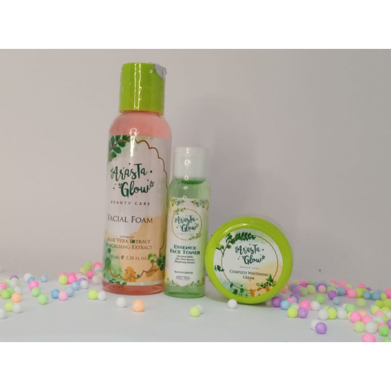 ARASTA GLOW BEAUTY CARE / PAKET SKINCARE ARASTA GLOW 100% ORI