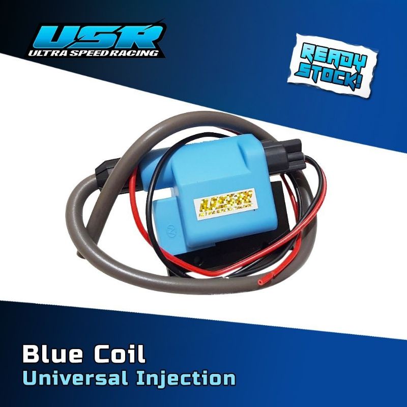 BLUE COIL / KOIL BIRU USR ULTRA SPEED RACING INJECTION INJEKSI R15 R25 NMAX AEROX PCX VESPA DLL