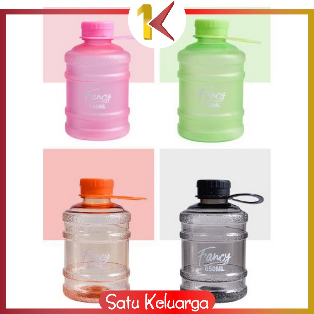 SK-C307 Botol Minum Bentuk Galon 650ml / Galon Mini Anak / Botol Air Minum Plastik Unik BPA FREE / Kids Water Bottle-4