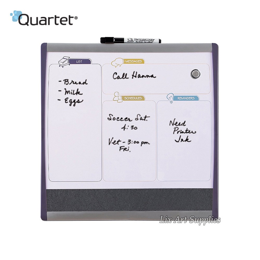 

QUARTET To-Do Planner Board 35.5 x 35.5 cm (Whiteboard)