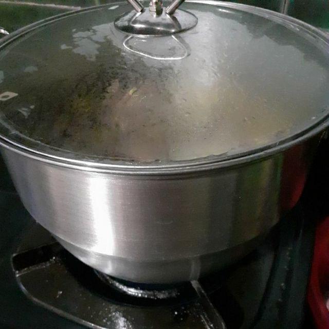 Panci Kukus Steamer Kukusan Dandang Stainless Steel 24 Cm