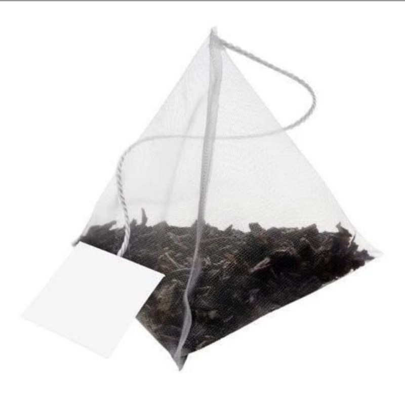 Nylon pyramid empty tea bag / Kantong teh kosong food grade 1 pc