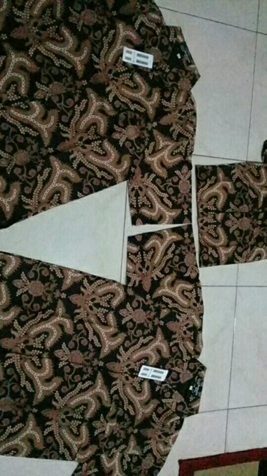 Couple Batik Ayah Anak Katun Primisima Lapis Furing Kode Capd01