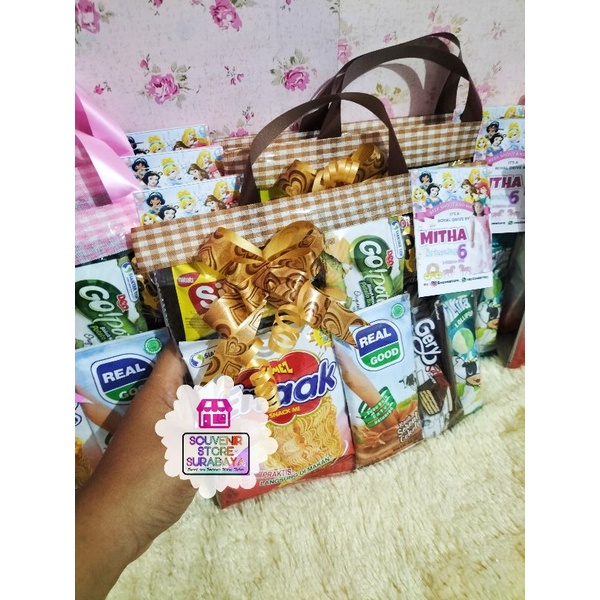 Bingkisan Ultah Anak / Paket Snack / Goodiebag Ultah / Snack Ulang Tahun Murah