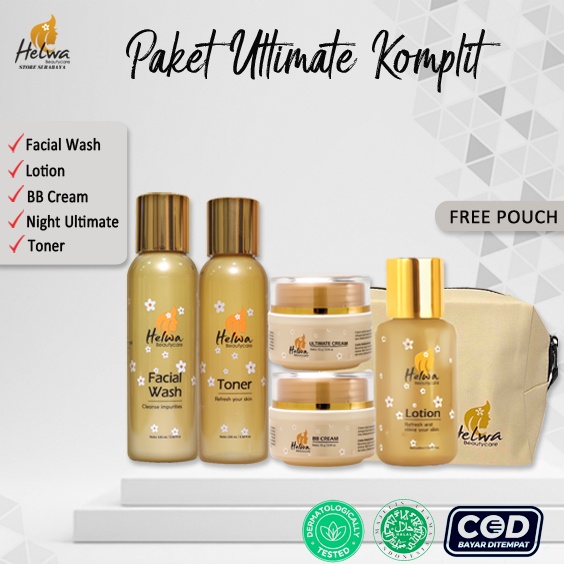 PAKET ULTIMATE SERIES KOMPLIT (WAJIB KONSUL) LENGKAP HELWA BEAUTYCARE