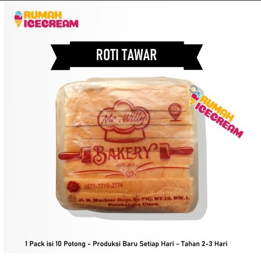 

Roti Tawar Isi 10pcs