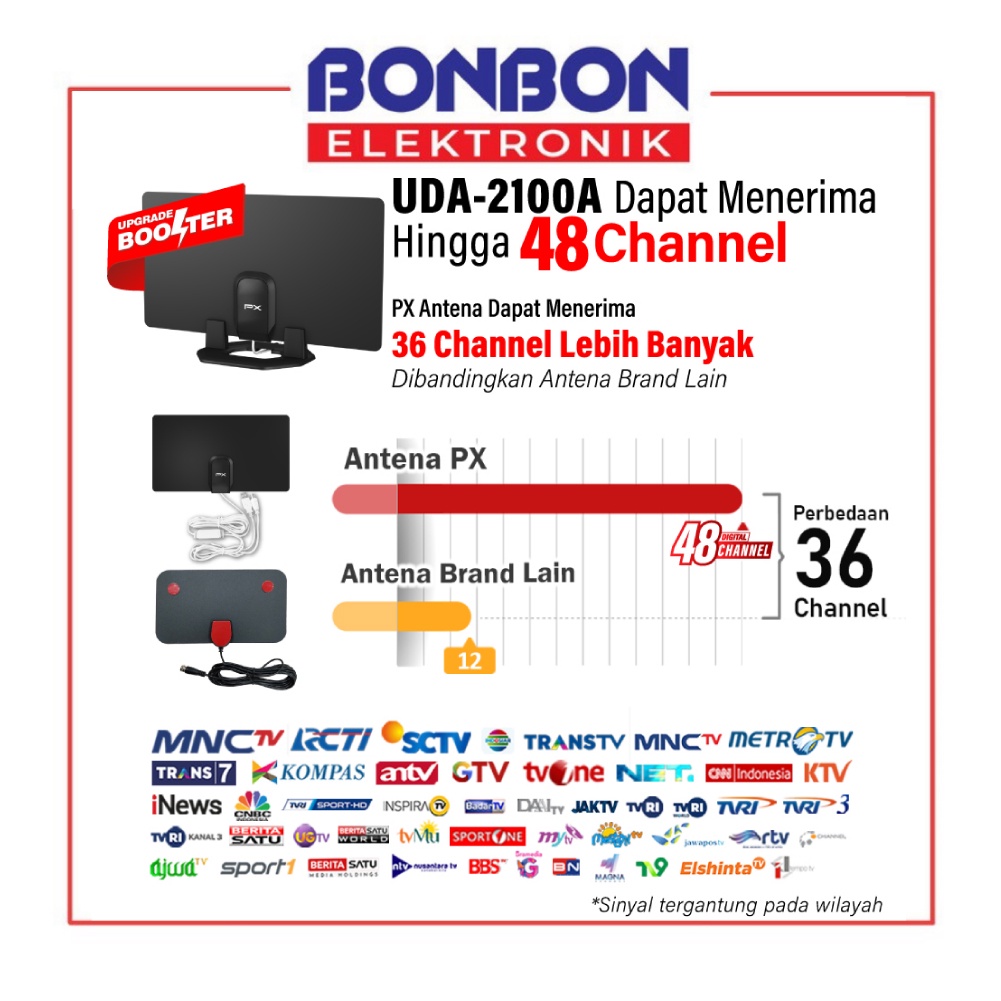 Bundling Sharp Set Top Box STB-DD001i + Antena Digital PX UDA-2100A