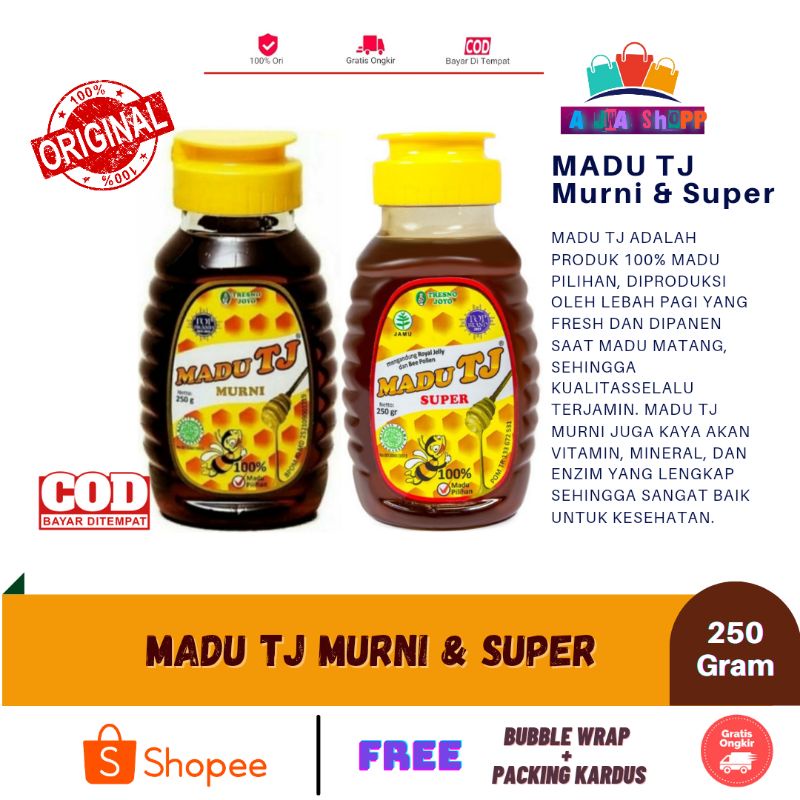 

Madu TJ Murni dan Madu TJ Super 250 gram