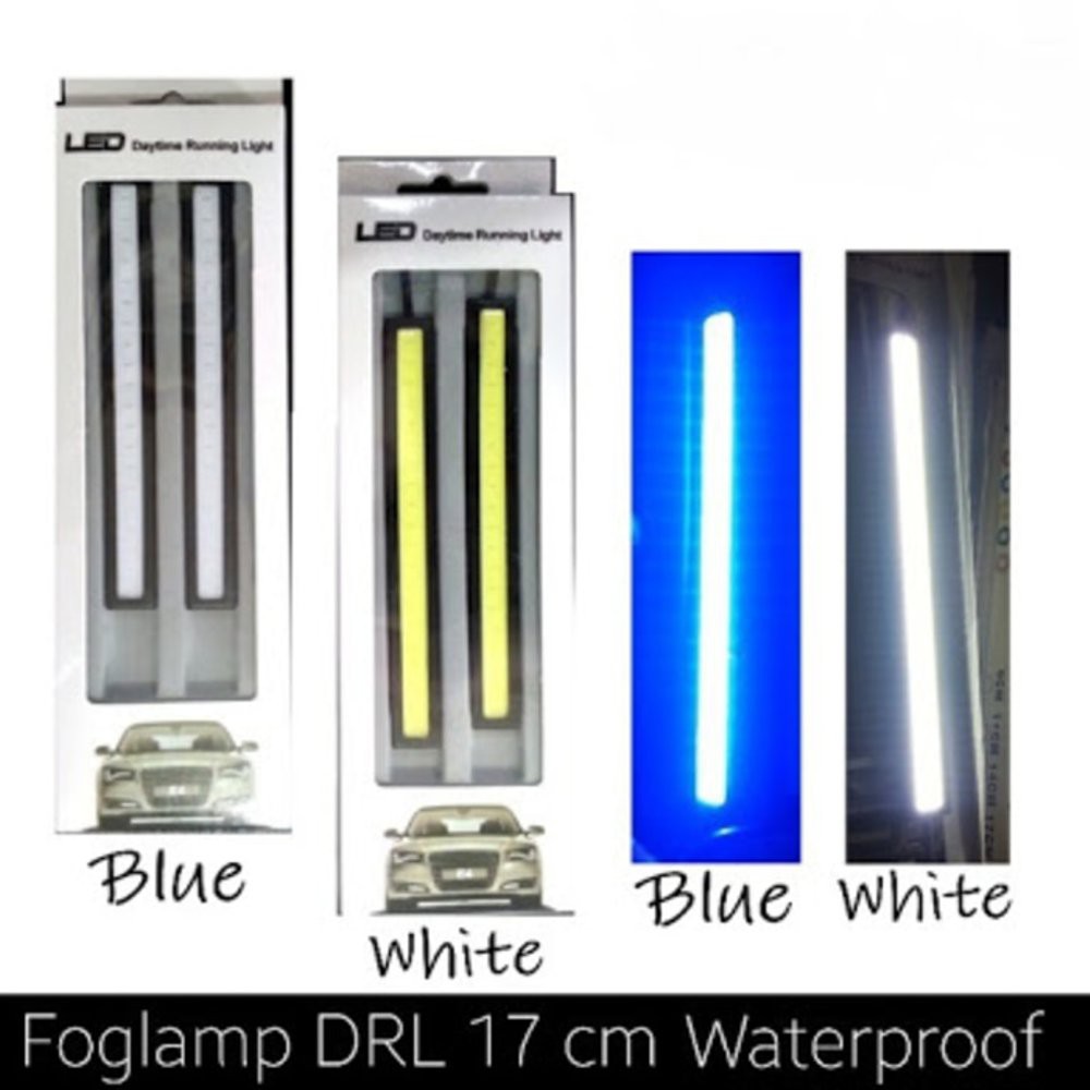 Lampu DRL LED Plasma COB import 17 CM UNIVERSAL MURAH aksesoris mobil projie honda avanza agya jazz