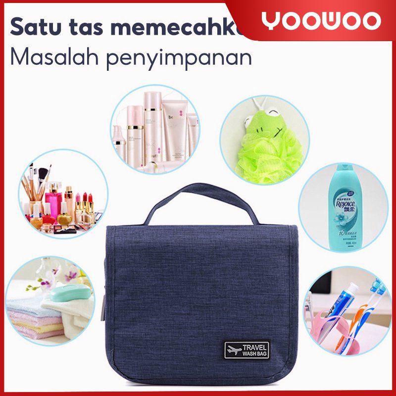 Tas perlengkapan mandi / tas kosmetik / tas penyimpanan perjalanan