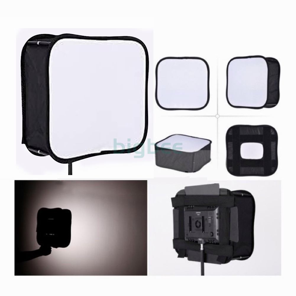Lampu LED Flat Light Portable Softbox Yongnuo YN300 YN600 Aputure AL528 GVM 520 Universal God Bull Diffuser Light Board