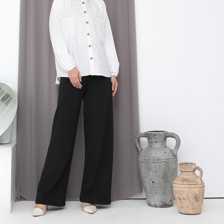 ♀ EVONNE Okhie Shirt White Oversize Pattern LD115 E35-04 ۩